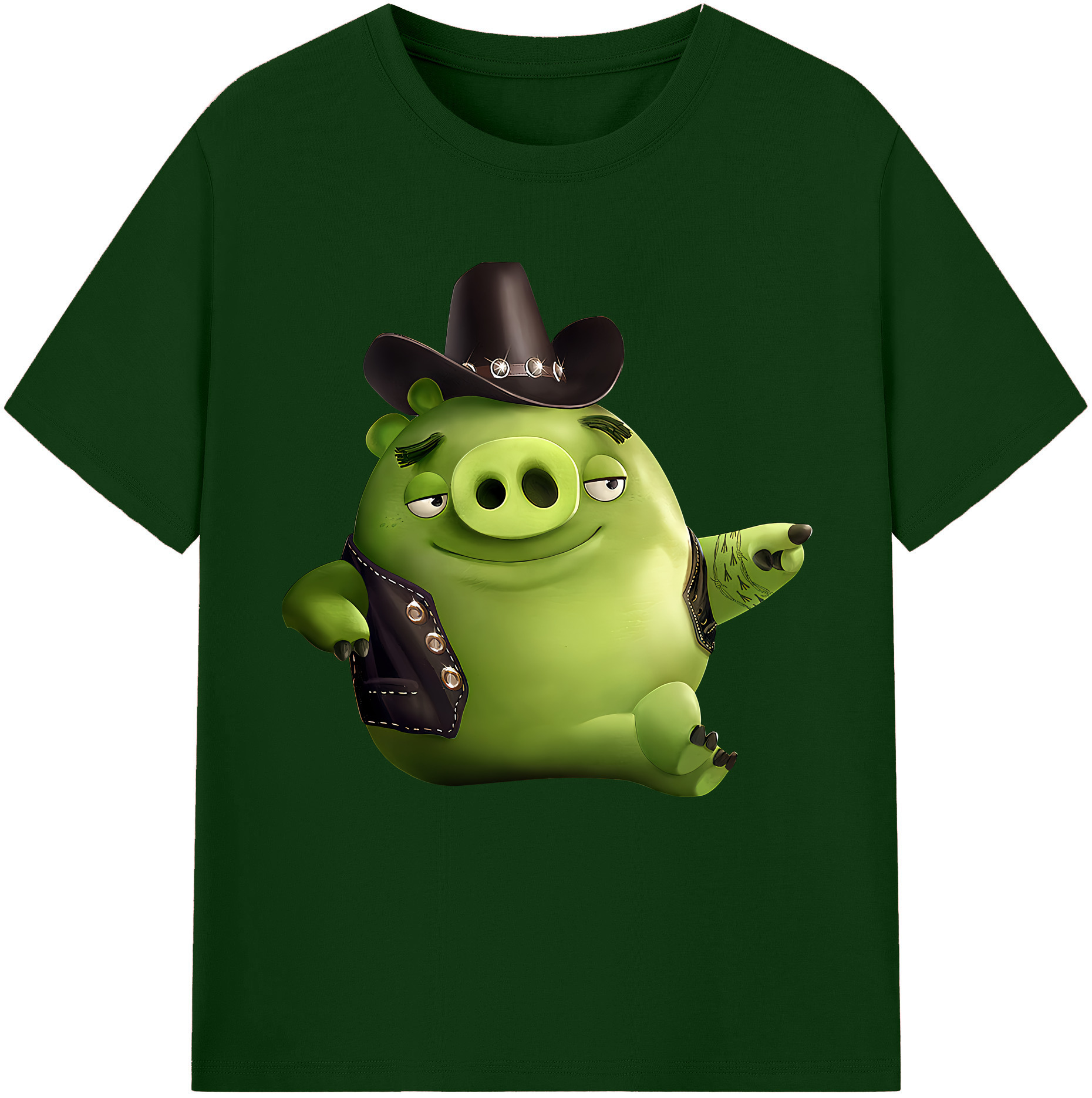 （画像用） Angry Birds アングリーバード 綿100％半袖Tシャツ（フロントプリント）